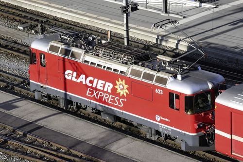 Noch 7074053 KATO - Ge4/4 "Glacier Express" Lokomotive #623