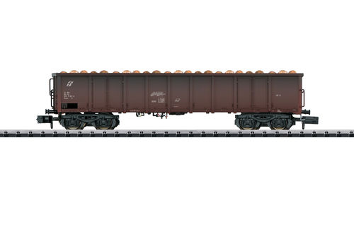 Trix Minitrix 15656 Offener Güterwagen Eanos der FS mit Ladegut Holz