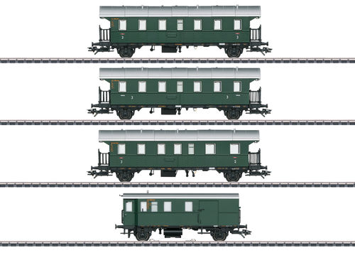 Märklin 43146 Personenwagen-Set "Donnerbüchse" der DB mit Steuerwagen