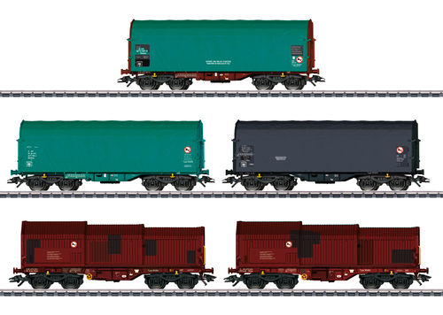 Märklin 46875 Güterwagen-Set der SNCB 5-teilig