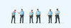 Preiser 10743 H0 Figuren "Polizei Sommeruniform Deutschland"
