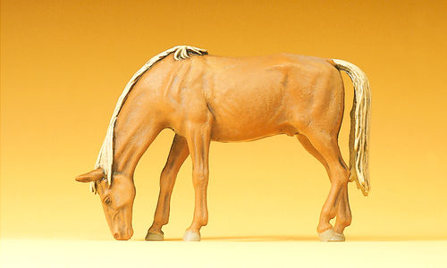 Preiser 47023 Maßstab 1:25 Figuren "Pferd weidend"