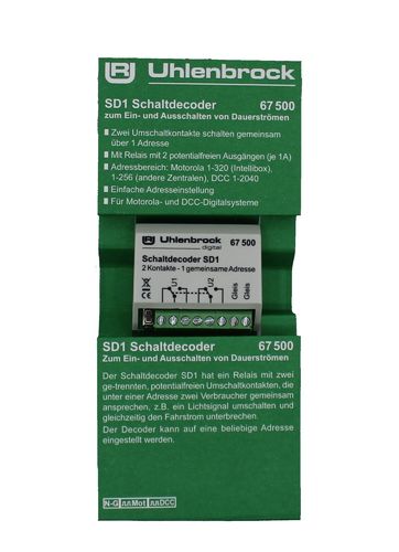 Uhlenbrock 67500 SD1 Schaltdecoder