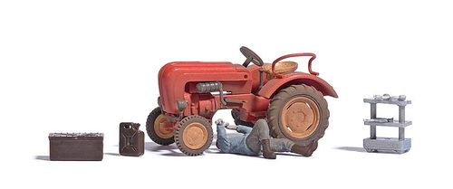 Busch 7937 H0 - Traktorreparatur