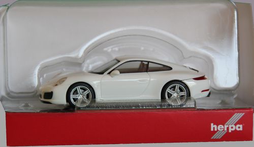 Herpa 028523-002 H0 Porsche 911 Carrera 2 Coupé, weiss