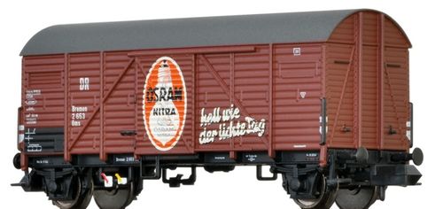 Brawa 67316-Gedeckter-Güterwagen-Gms-Osram-DRG