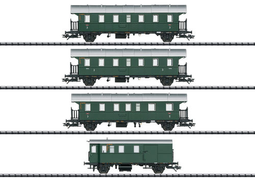 Trix 23456 Personenwagen-Set mit Steuerwagen der DB 4-teilig