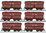 Trix 24150 Spur H0 Selbstentladewagen-Set Erz IIId der DB 6-teilig