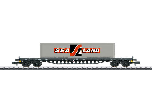 Trix Minitrix 18087 Containerwagen "SEALAND" der DB 4-achsig