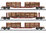 MÄRKLIN 47146 Rungenwagen-Set Holztransport der DB AG 3-teilig beladen