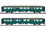 Märklin 43547 Personenwagen-Set M2 der SNCB 2-teilig passend zu 39480