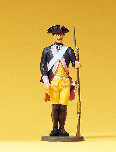 Preiser 54118 Musketier stehend, Gewehr bei Fuß, Preußen 1756