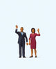 Preiser 28144 Spur H0 Figur "President Obama and The First"