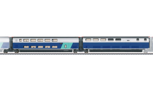 Märklin 43443 Ergänzungswagen-Set 3 zum TGV Euroduplex 37793