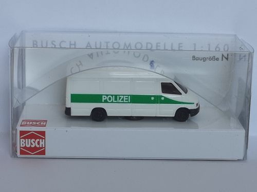 BUSCH 8400 Spur N 1:160 Mercedes-Benz Sprinter Polizei #NEU in OVP