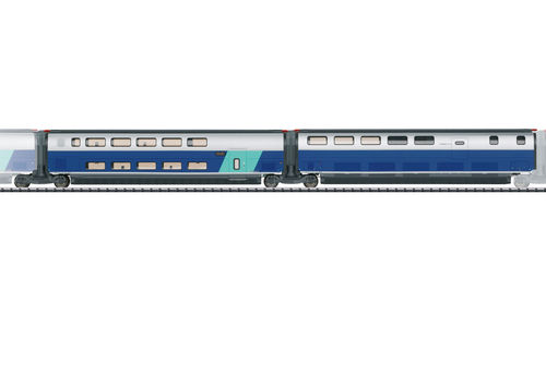 Trix 23489 H0 Ergänzungswagen-Set 3 zum TGV Euroduplex 22381 SNCF