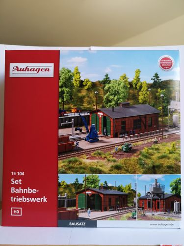 Auhagen 15104 Spur H0 Set Bahnbetriebswerk Bausatz #NEU in OVP#
