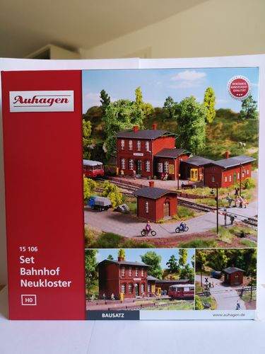 Auhagen 15106 Spur H0 Set Bahnhof Neukloster Bausatz #NEU in OVP#