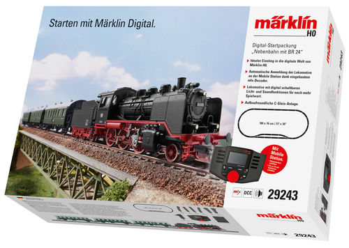 Märklin 29243 Digital-Startpackung "Nebenbahn mit BR 24" mit MS 60657