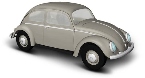 BUSCH 52951 H0  VW Käfer mit Ovalfenster, Grau #NEU OVP#
