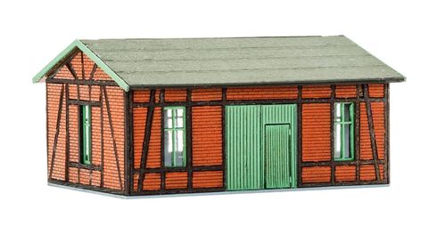 VOLLMER 47556 N Werkstatt mit Ziegel-/Fachwerkfassade - Polyplate Bausatz