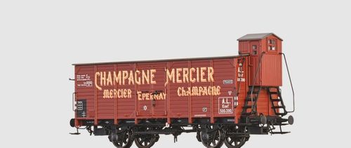 Brawa 67499 Spur N Gedeckter Güterwagen Kuwf "Champagne Mercier" der A.L.