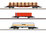 Märklin 82596 Spur Z Güterwagen-Set mit gemischten Ladungen 3-teilig
