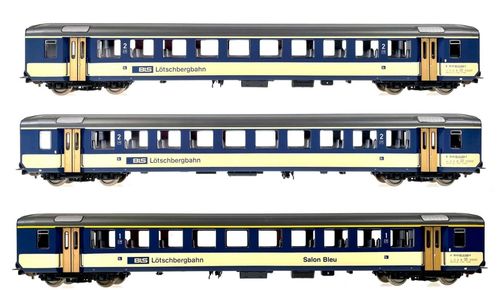 Piko 96092 Spur H0 BLS 3 EWI A und 2x B Train Bleu AC, Ep. IV #NEU OVP#