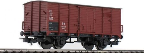 PIKO 54704 H0 Gedeckter Güterwagen G02 der DB, Epoche III. AC-Wagen #NEU OVP#