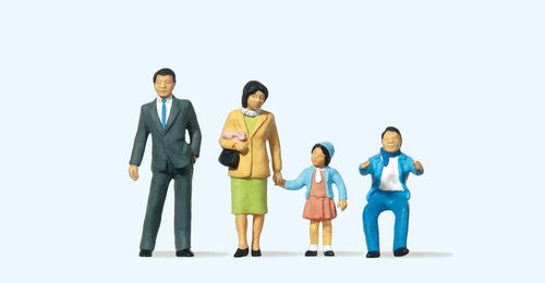 Preiser 65301 Maßstab 1:43 Figuren "Japanische Familie" #NEU in OVP##