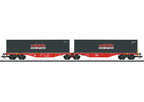 Märklin 47812 Doppel-Containertragwagen Bauart Sggrss 80 "Märklin" Einmalserie