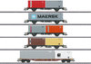 MÄRKLIN 47680 Container-Tragwagen-Set der DB 5-teilig beladen