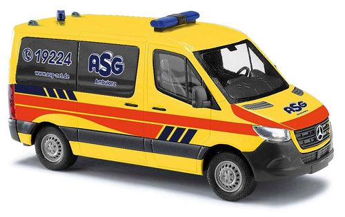 BUSCH 53457 Spur H0 "MB Sprinter ASG Ambulanz HH" #NEU in OVP#