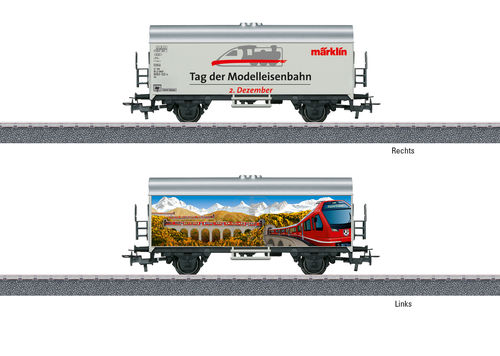 Märklin 44223 Kühlwagen Int. Tag der Modellbahn am 2. Dezember 2023