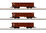 Märklin 86682 Spur Z Rolldachwagen-Set der DB 3-teilig