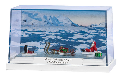 Busch 7629 Diorama: Merry Christmas XXVII »Auf dünnem Eis«