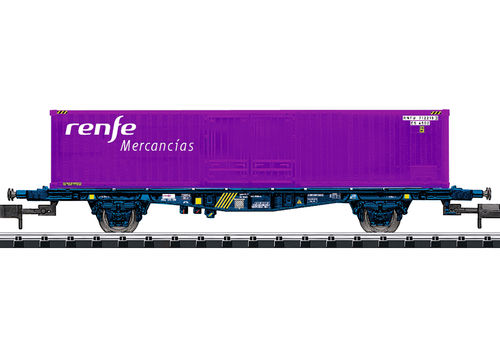 Trix Minitrix 15649 Containerwagen Lgnss renfe